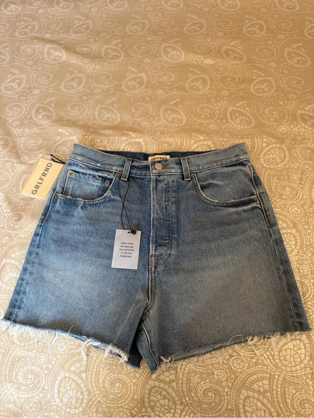 Jules Super High Rise Vintage Short in Wave Hill, size 29, NWT - Picture 3 of 8